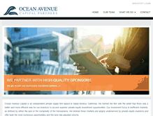 Tablet Screenshot of oceanavenuecapital.com